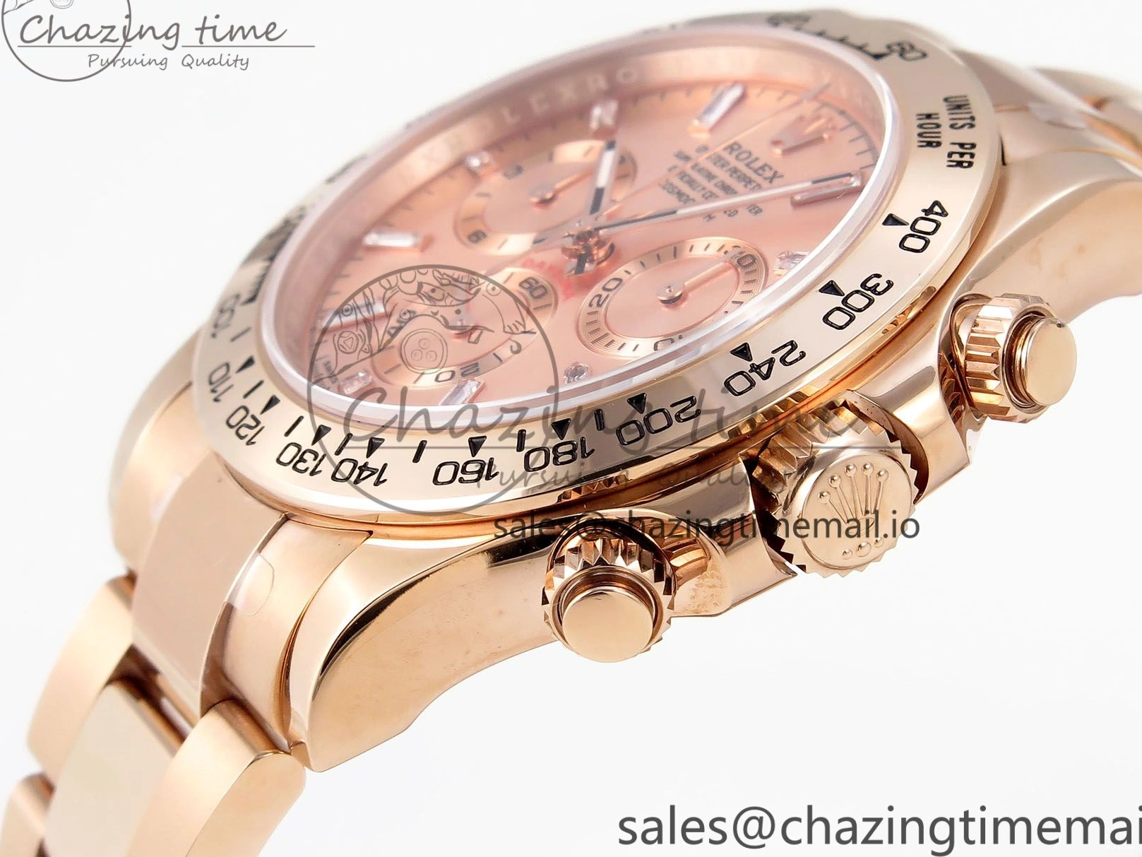 MiroTime 0402 Bold Daytona 116505 KING 1:1 Best Edition RG Crystal Dial on RG Bracelet SH 1938